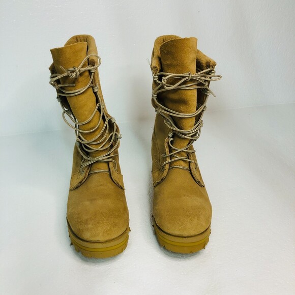 Belleville ICWT Combat Boots Tan Military Goretex Leather Mens Size 4.0R NWOT - Picture 3 of 14